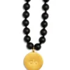 Collana Mala in onice nero