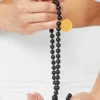 Collana Mala in onice nero