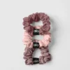 Confezione da 3 mini elastici Fresh - Fungo/Quarzo rosa/Quarzo fumé