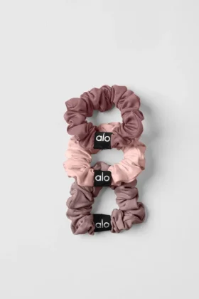 Confezione da 3 mini elastici Fresh - Fungo/Quarzo rosa/Quarzo fumé