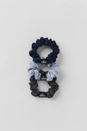 Confezione da 3 mini elastici Fresh - Gelo invernale/Blu navy/Antracite