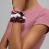 Confezione da 3 mini elastici per capelli Fresh - Borgogna/Rosa selvatica/Avorio