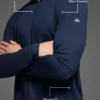 Conquer 1/4 Zip Reform maniche lunghe - Blu navy