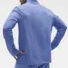 Conquer 1/4 Zip Reform maniche lunghe - Blu Provenza