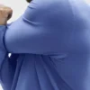 Conquer 1/4 Zip Reform maniche lunghe - Blu Provenza