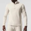 Conquer 1/4 Zip Reform maniche lunghe - Bone