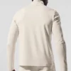 Conquer 1/4 Zip Reform maniche lunghe - Bone