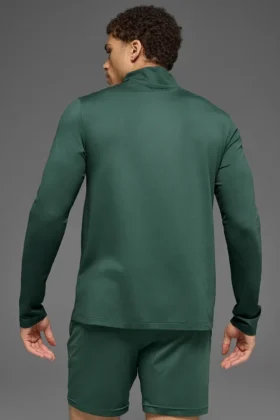 Conquer 1/4 Zip Reform maniche lunghe – Verde trifoglio