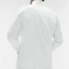 Conquer Max con collo alto e zip integrale - Bianco