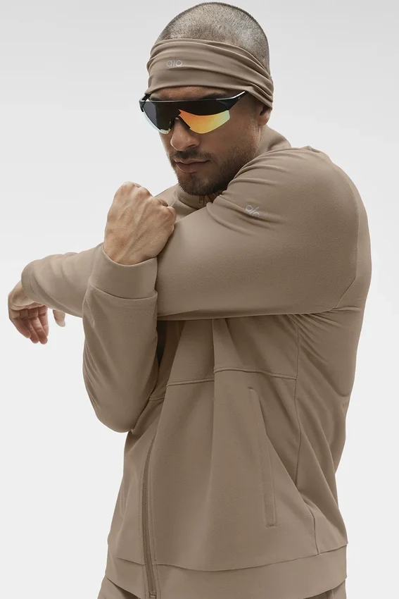 Conquer Max con collo alto e zip integrale - Gravel