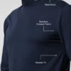 Conquer Reform a collo alto e maniche lunghe - Blu navy