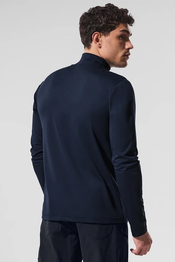 Conquer Reform a collo alto e maniche lunghe - Blu navy