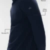 Conquer Reform a maniche lunghe con cappuccio - Blu navy