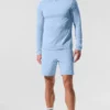 Conquer Reform a maniche lunghe con cappuccio - Seashell Blue