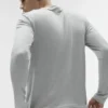 Conquer Reform Maglia a maniche lunghe con collo rotondo - Grigio melange atletico