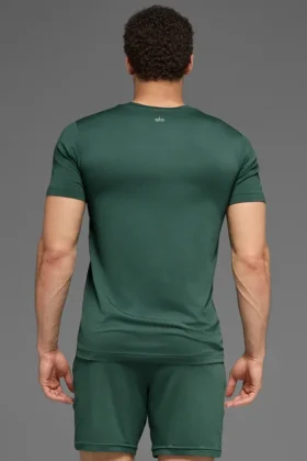Conquer Reform, pantaloncini a maniche corte con collo rotondo – Clover Green