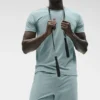 Conquer Reform, pantaloncini a maniche corte con collo rotondo - Desert Sage