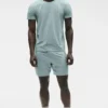 Conquer Reform, pantaloncini a maniche corte con collo rotondo - Desert Sage
