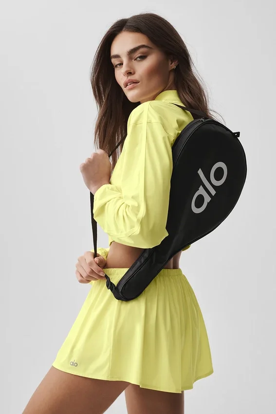 Copricostume corto Breezy con zip integrale - Giallo sole