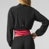 Copricostume corto Breezy con zip integrale - Nero
