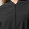 Copricostume corto Breezy con zip integrale - Nero