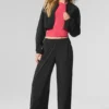 Copricostume corto Breezy con zip integrale - Nero