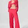 Copricostume corto Breezy con zip integrale - Rosso caramella