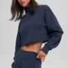 Copricostume corto Serenity - Blu navy