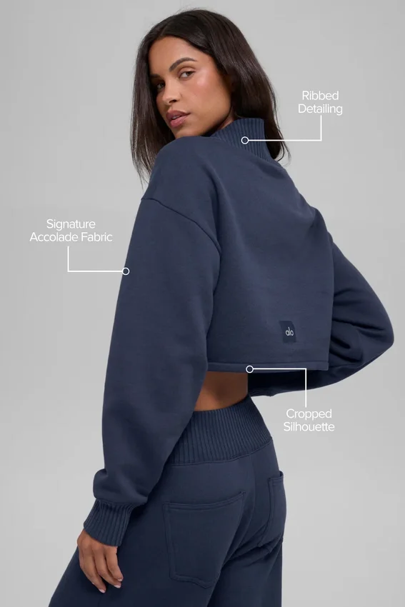 Copricostume corto Serenity - Blu navy