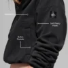 Copricostume in pile Polar Fleece Retreat - Nero