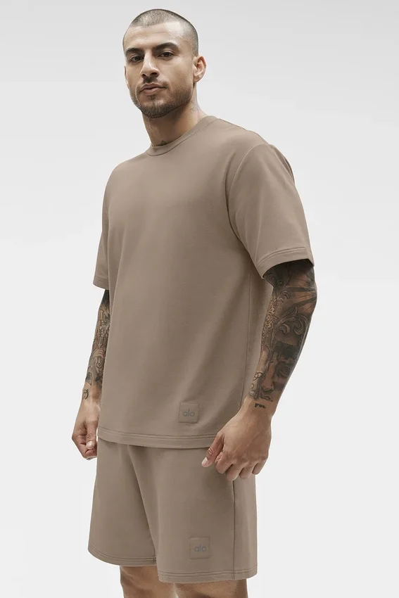 Double Take pantaloncini maniche corte - Gravel
