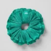 Elastico oversize Micro Plisse - Verde abete