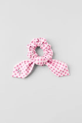 Elastico per capelli Airlift Gingham Rhythm – Gingham rosa paradiso