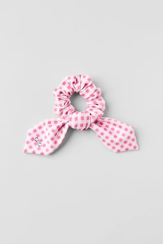 Elastico per capelli Airlift Gingham Rhythm - Gingham rosa paradiso