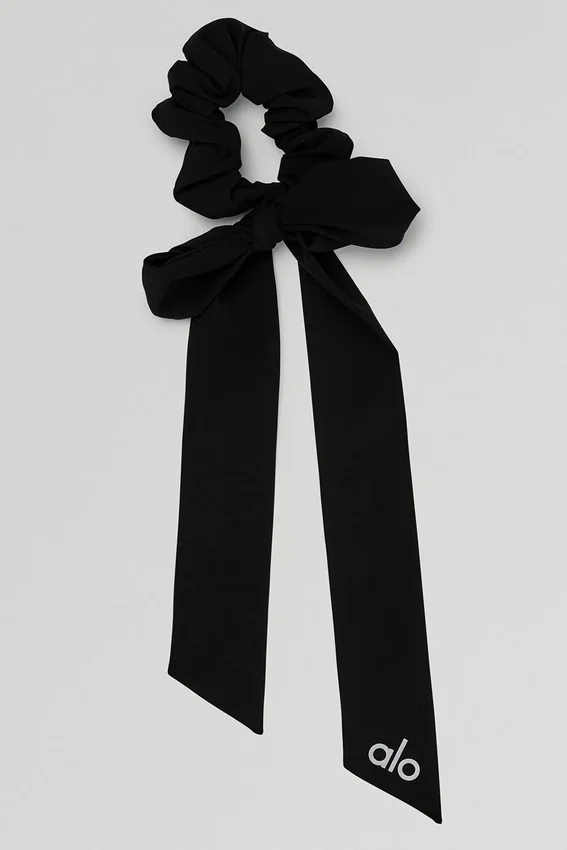 Elastico per capelli Love Knots - Nero