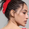 Elastico per capelli Love Knots - Rosso brillante