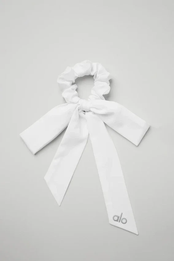 Elastico per capelli Love Knots Tie - Bianco