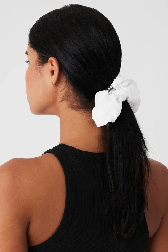 Elastico per capelli oversize Bead It - Bianco
