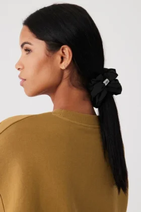 Elastico per capelli oversize Bead It – Nero