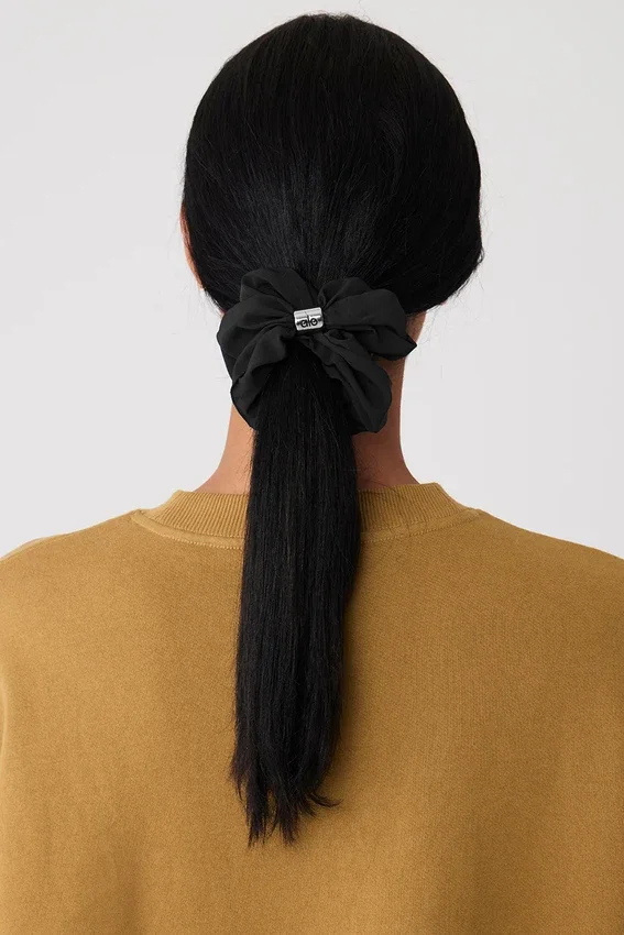 Elastico per capelli oversize Bead It - Nero