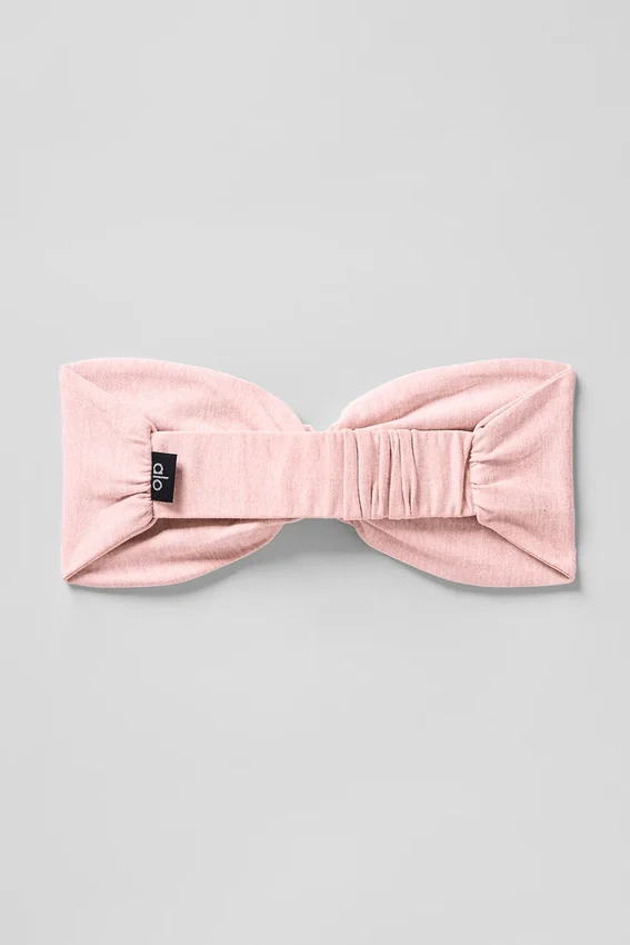 Fasce per capelli Alosoft - Rosa quarzo melange