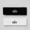 Fascia antisudore Glow (confezione da 2) - Nero/Bianco