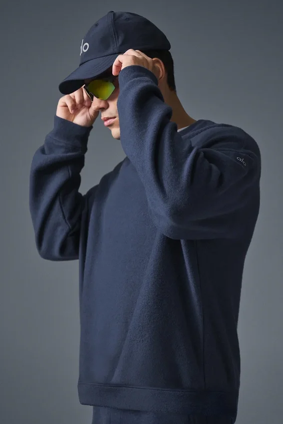 Felpa a girocollo Triumph Restore - Blu navy