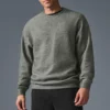 Felpa a girocollo Triumph Restore - Grigio triblend