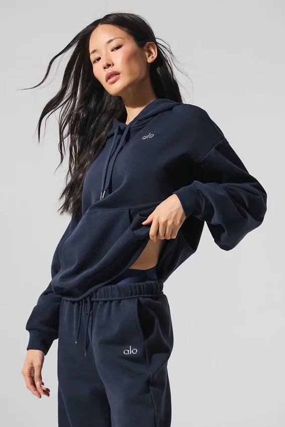 Felpa con cappuccio Accolade - Blu navy