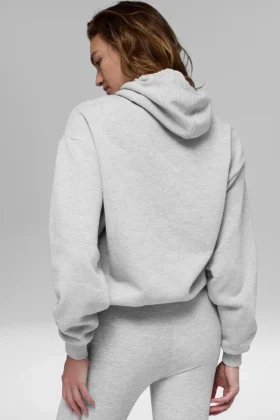 Felpa con cappuccio Accolade – Grigio melange sportivo