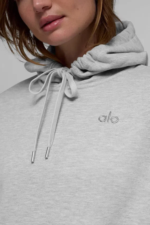 Felpa con cappuccio Accolade - Grigio melange sportivo