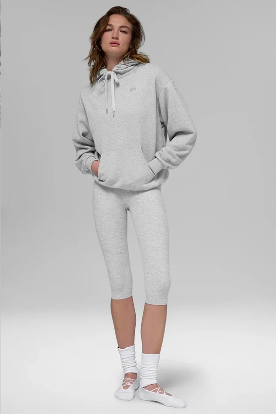 Felpa con cappuccio Accolade - Grigio melange sportivo