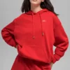 Felpa con cappuccio Accolade - Rosso brillante