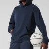 Felpa con cappuccio Chill - Blu navy